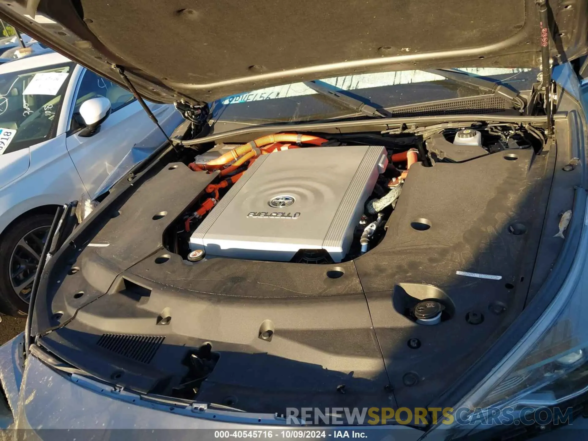 10 fotografías del automóvil dañado JTDAAAAA1NA005756 TOYOTA MIRAI 2022