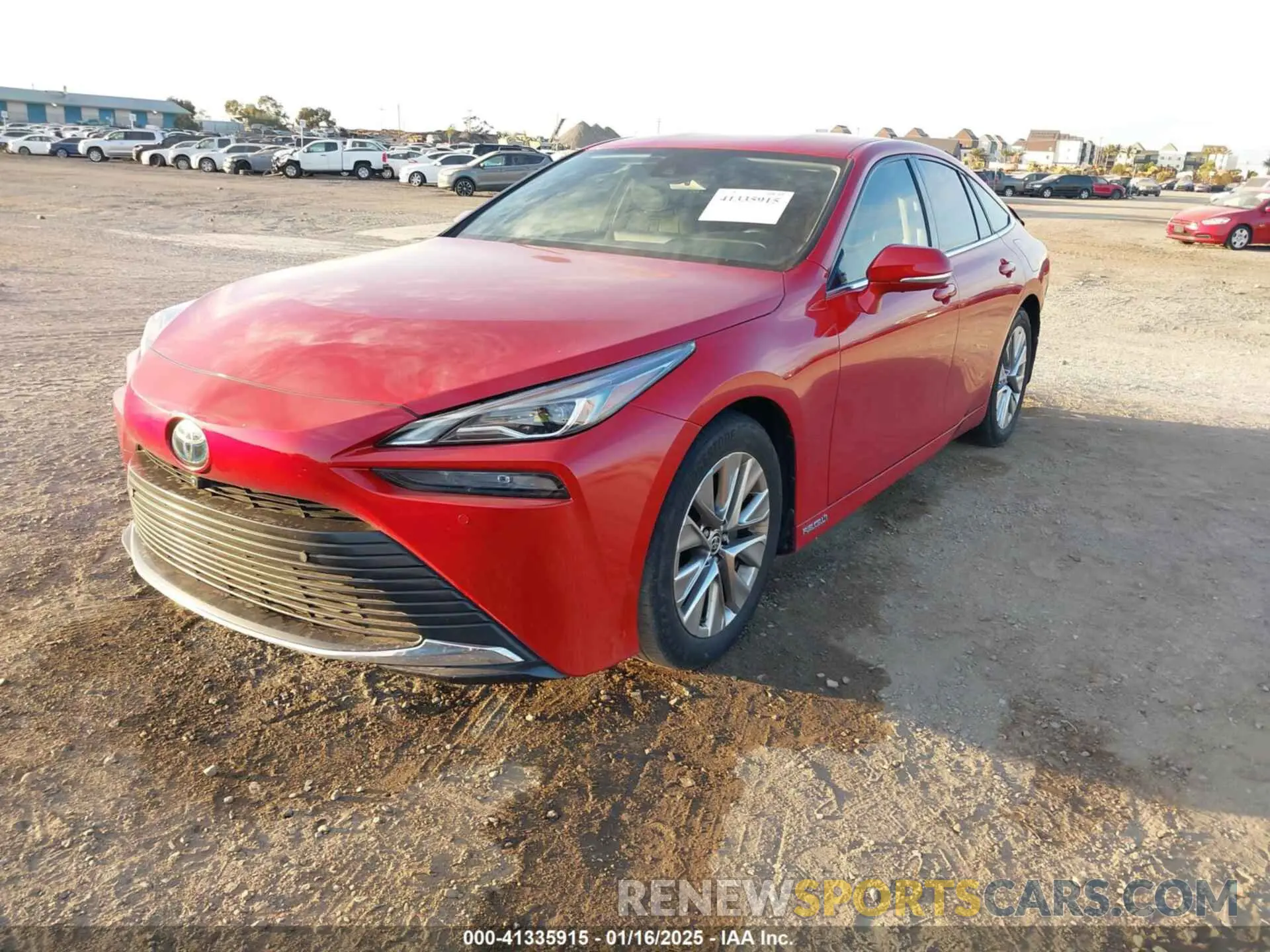 2 fotografías del automóvil dañado JTDAAAAA2NA004177 TOYOTA MIRAI 2022