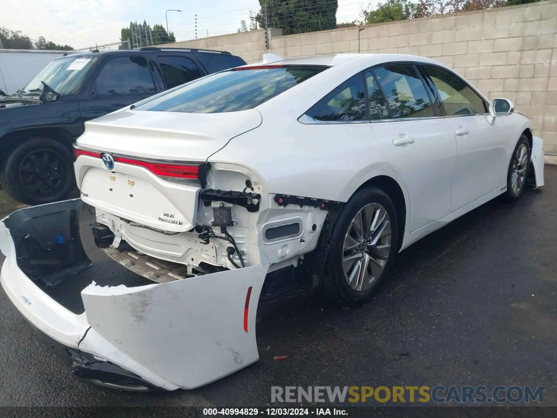 4 fotografías del automóvil dañado JTDAAAAA3NA006598 TOYOTA MIRAI 2022
