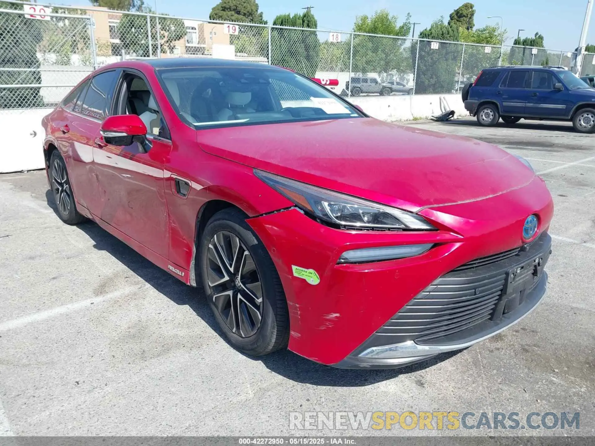 1 fotografías del automóvil dañado JTDAAAAA6NA004649 TOYOTA MIRAI 2022