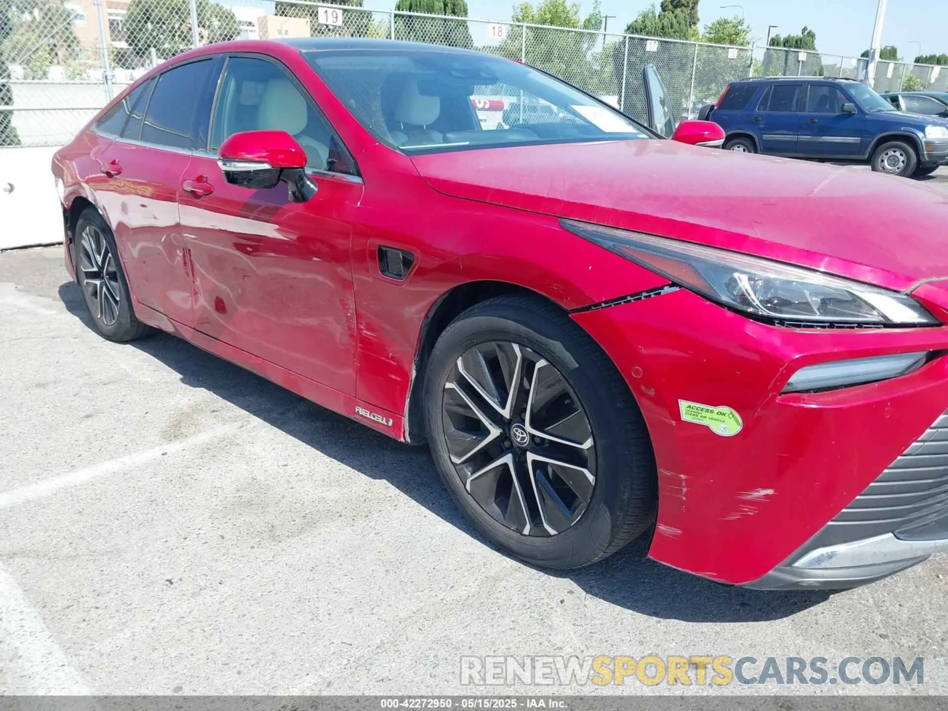 6 fotografías del automóvil dañado JTDAAAAA6NA004649 TOYOTA MIRAI 2022