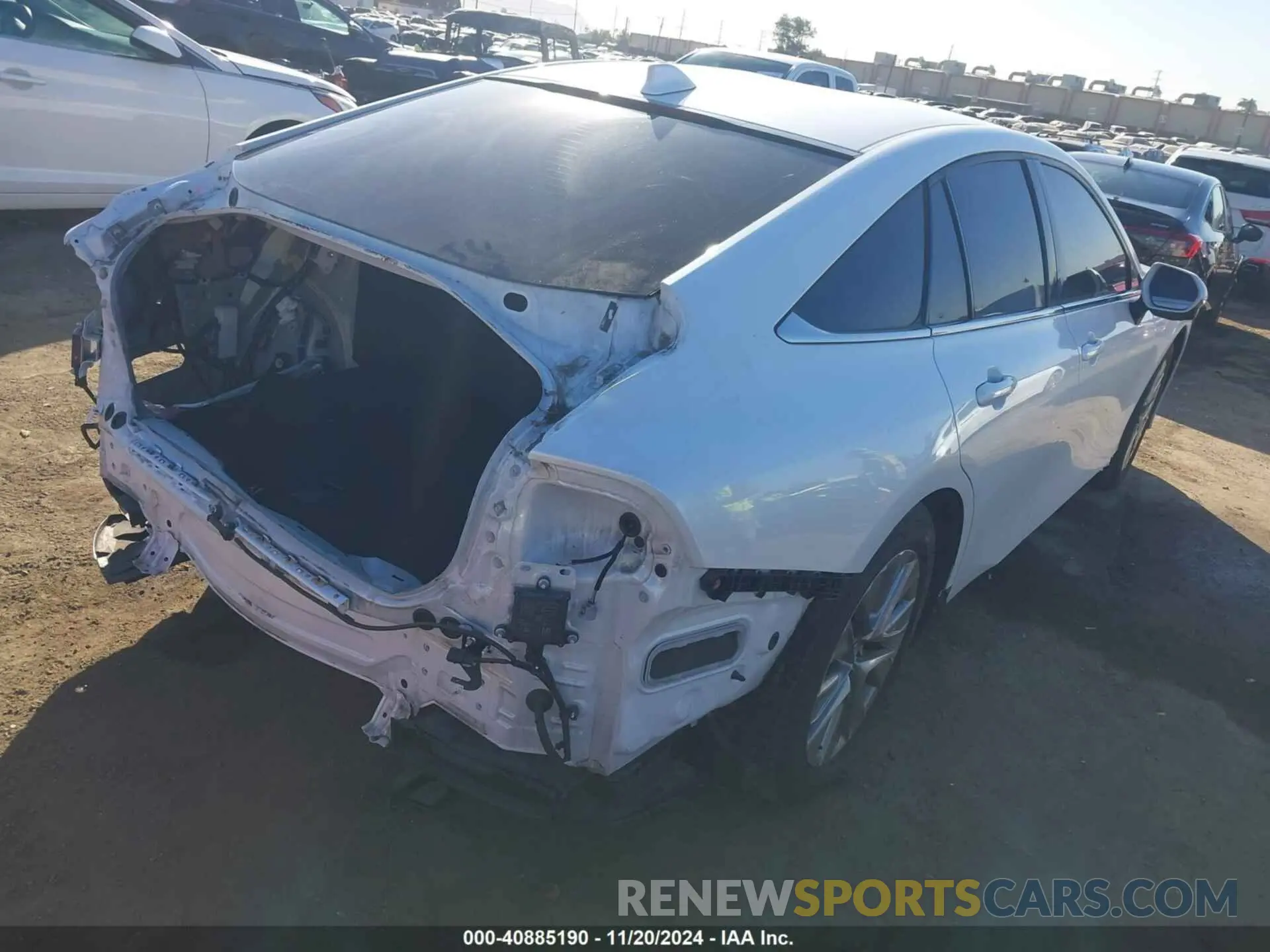 4 fotografías del automóvil dañado JTDAAAAA0PA008943 TOYOTA MIRAI 2023