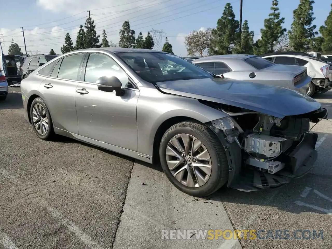 4 fotografías del automóvil dañado JTDAAAAA0PA009249 TOYOTA MIRAI 2023