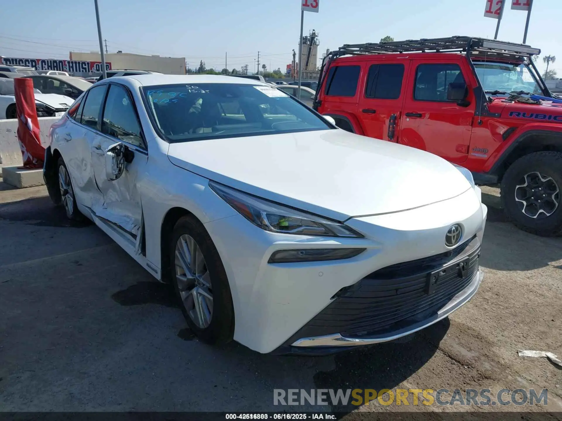 1 fotografías del automóvil dañado JTDAAAAA0PA009803 TOYOTA MIRAI 2023