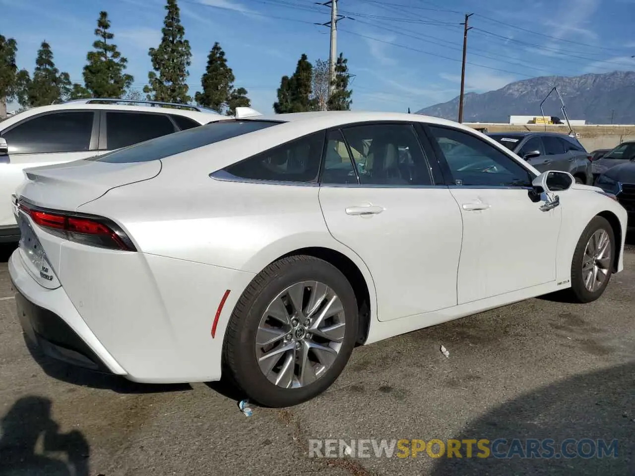 3 fotografías del automóvil dañado JTDAAAAA0PA011292 TOYOTA MIRAI 2023