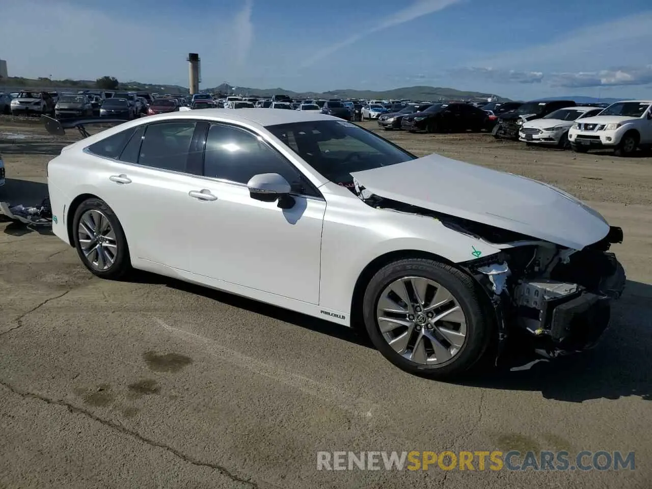 4 fotografías del automóvil dañado JTDAAAAA1PA010569 TOYOTA MIRAI 2023