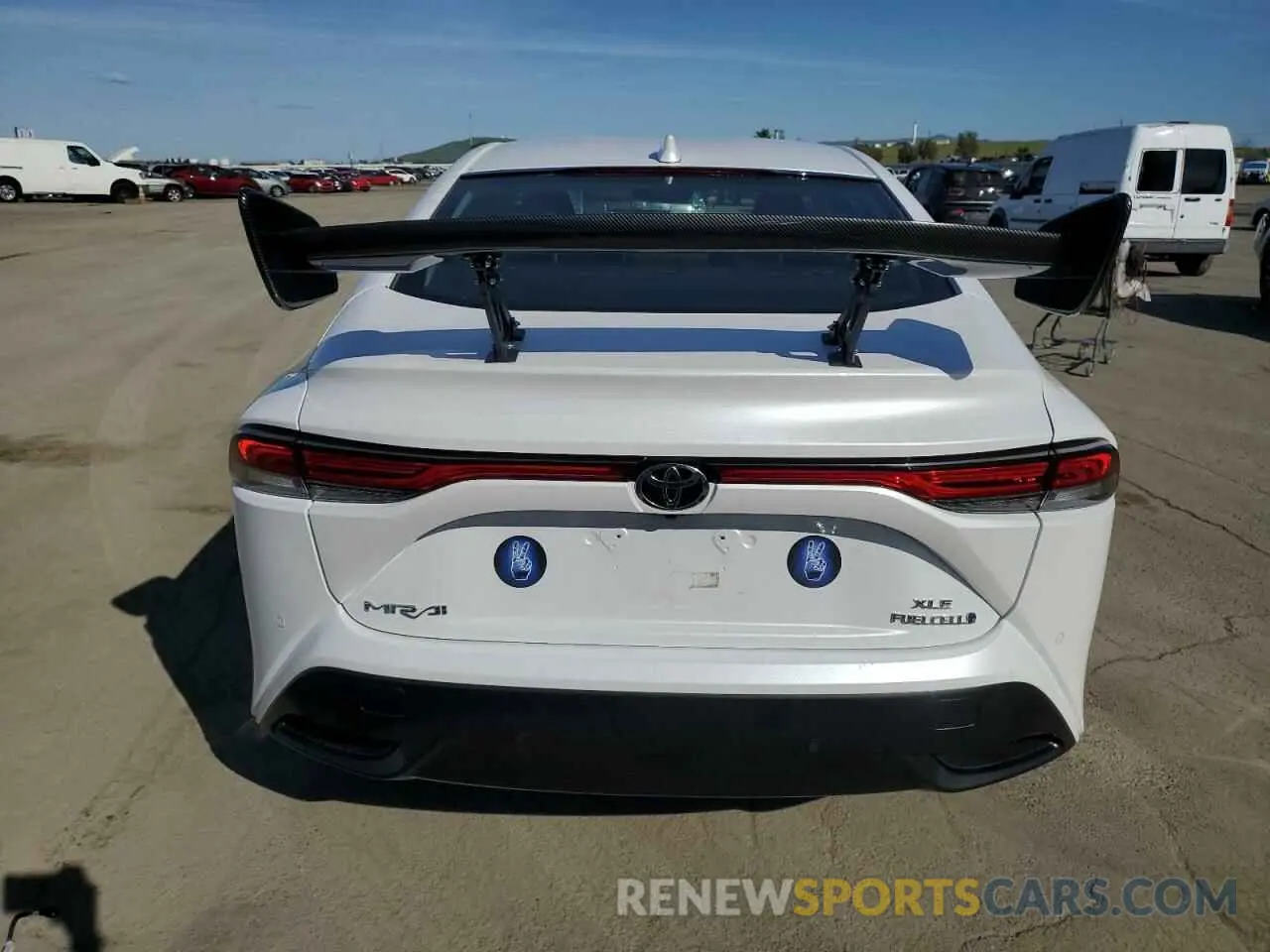 6 fotografías del automóvil dañado JTDAAAAA1PA010569 TOYOTA MIRAI 2023