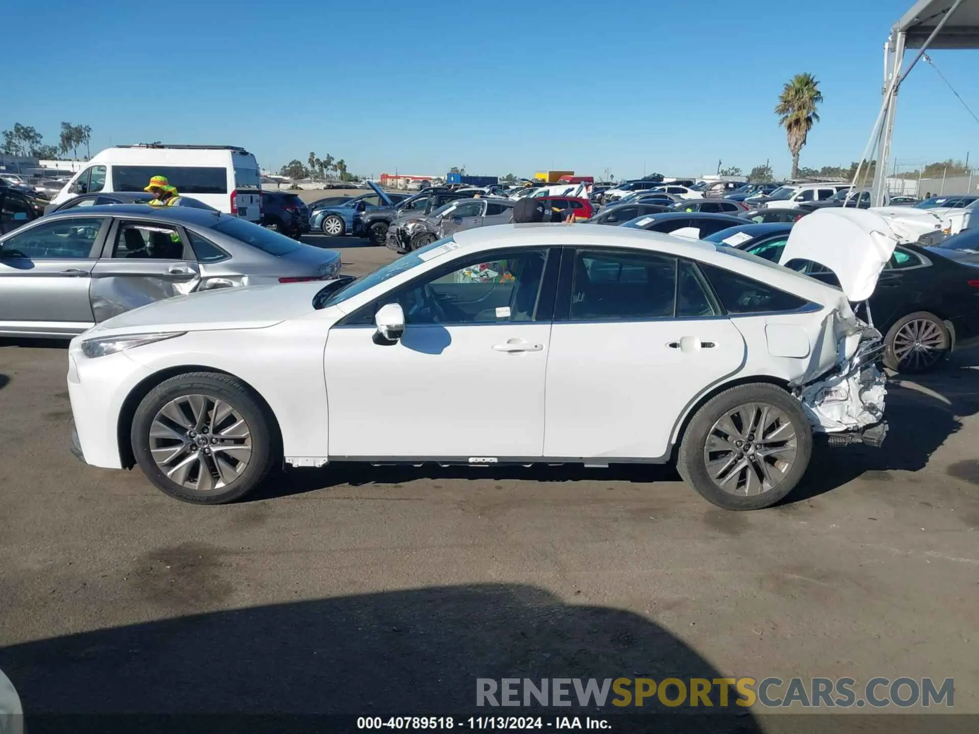 15 fotografías del automóvil dañado JTDAAAAA2PA009284 TOYOTA MIRAI 2023