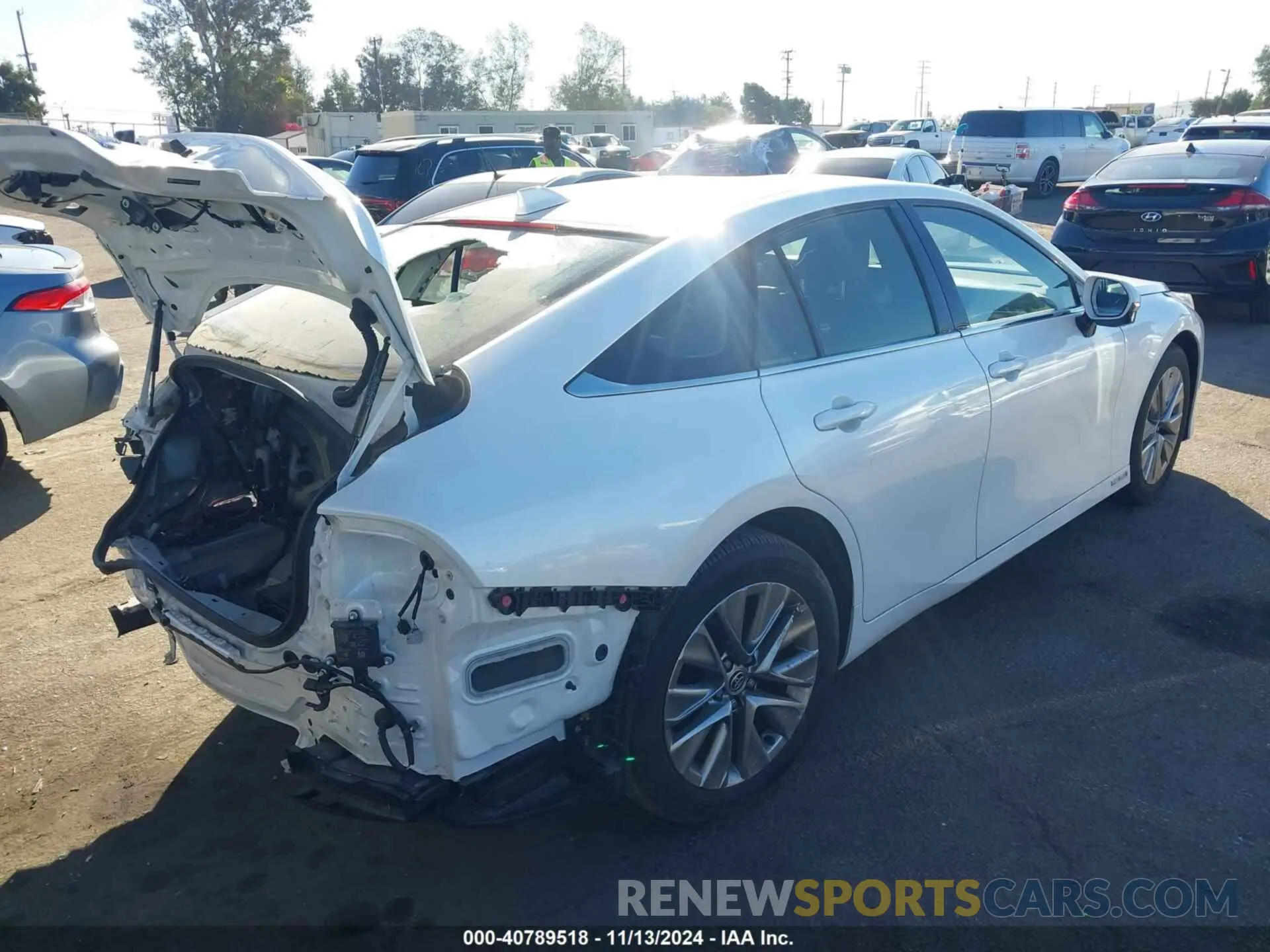 4 fotografías del automóvil dañado JTDAAAAA2PA009284 TOYOTA MIRAI 2023