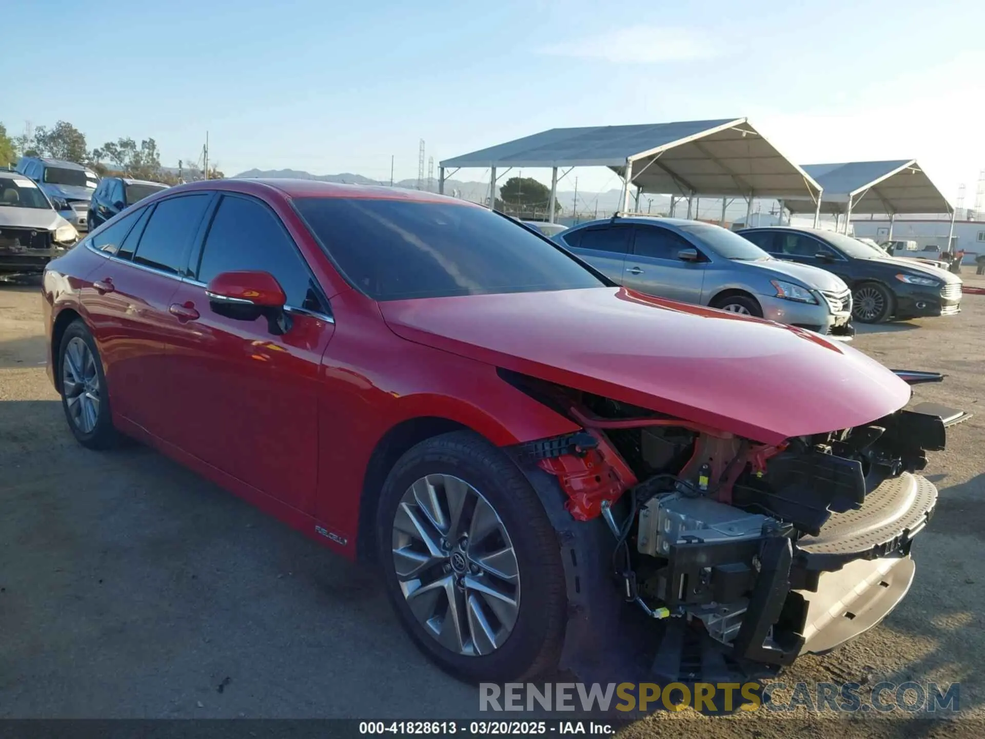 1 fotografías del automóvil dañado JTDAAAAA3PA007723 TOYOTA MIRAI 2023