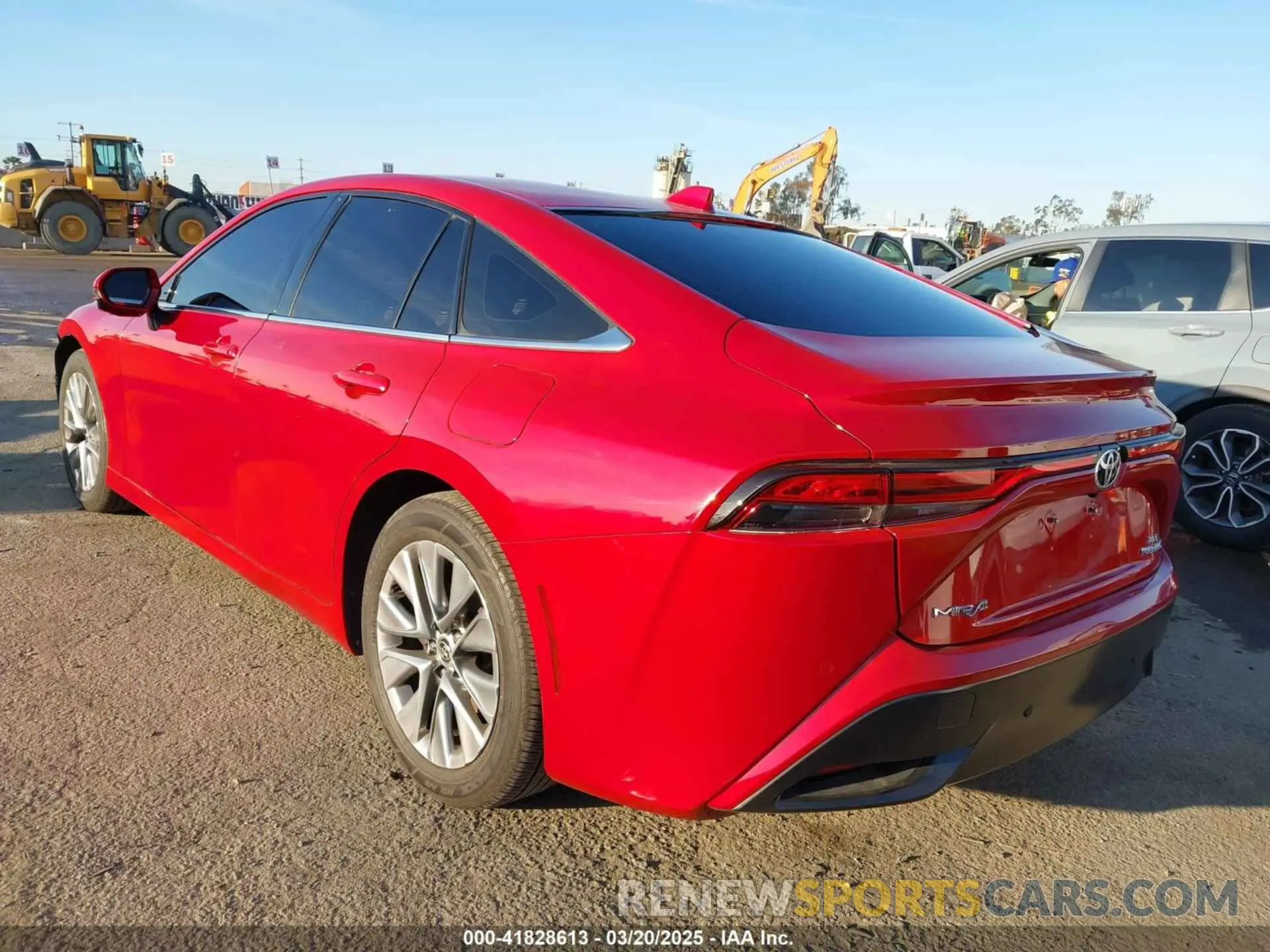 3 fotografías del automóvil dañado JTDAAAAA3PA007723 TOYOTA MIRAI 2023