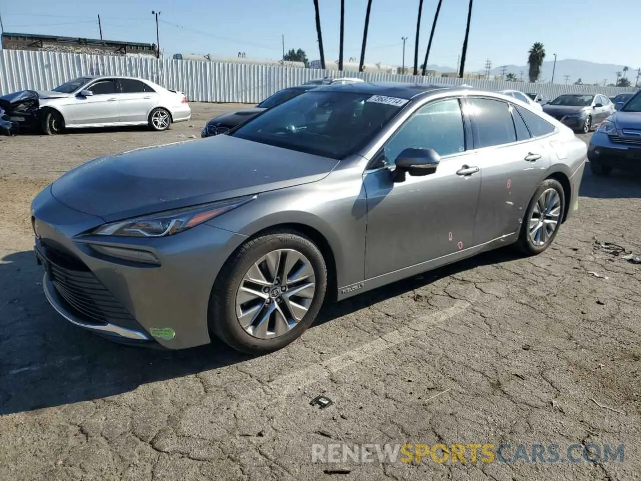 1 fotografías del automóvil dañado JTDAAAAA3PA008760 TOYOTA MIRAI 2023