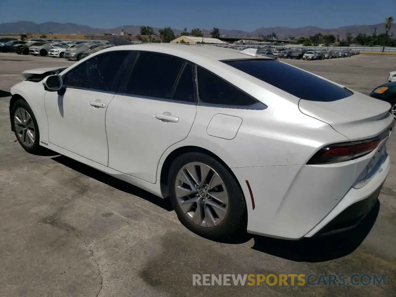 2 fotografías del automóvil dañado JTDAAAAA3PA009732 TOYOTA MIRAI 2023