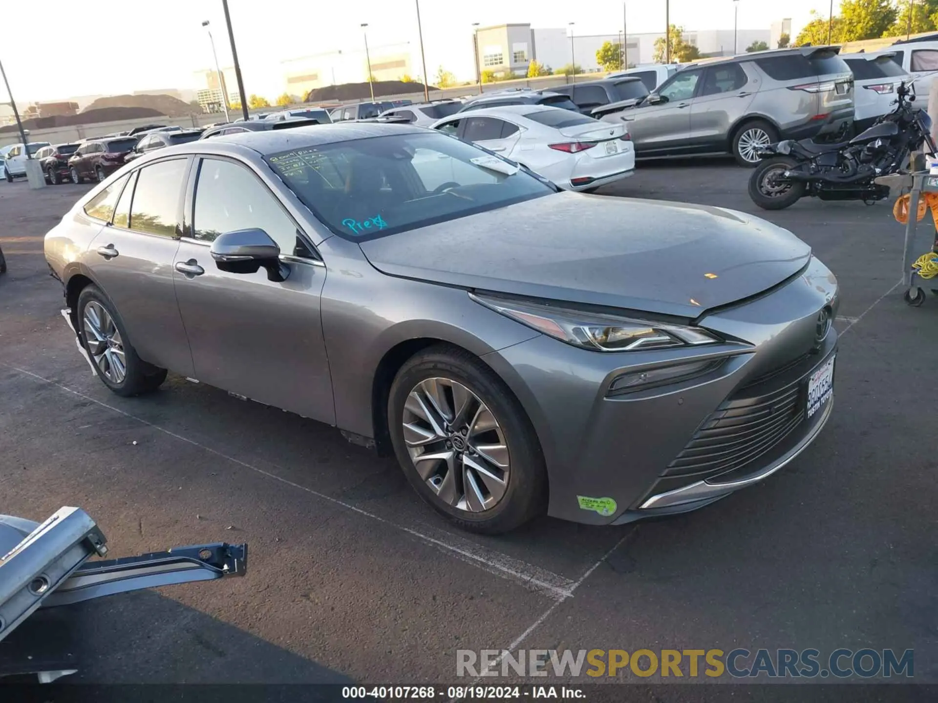 1 fotografías del automóvil dañado JTDAAAAA5PA008114 TOYOTA MIRAI 2023