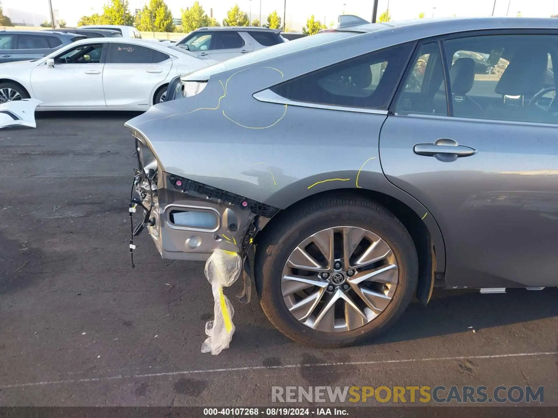 19 fotografías del automóvil dañado JTDAAAAA5PA008114 TOYOTA MIRAI 2023