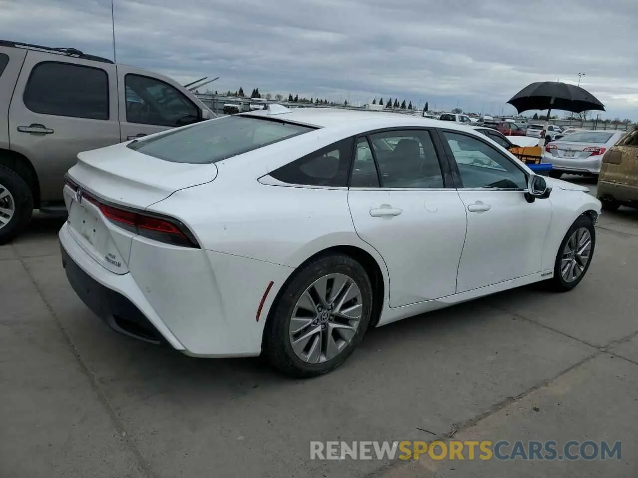 3 fotografías del automóvil dañado JTDAAAAA8PA010262 TOYOTA MIRAI 2023