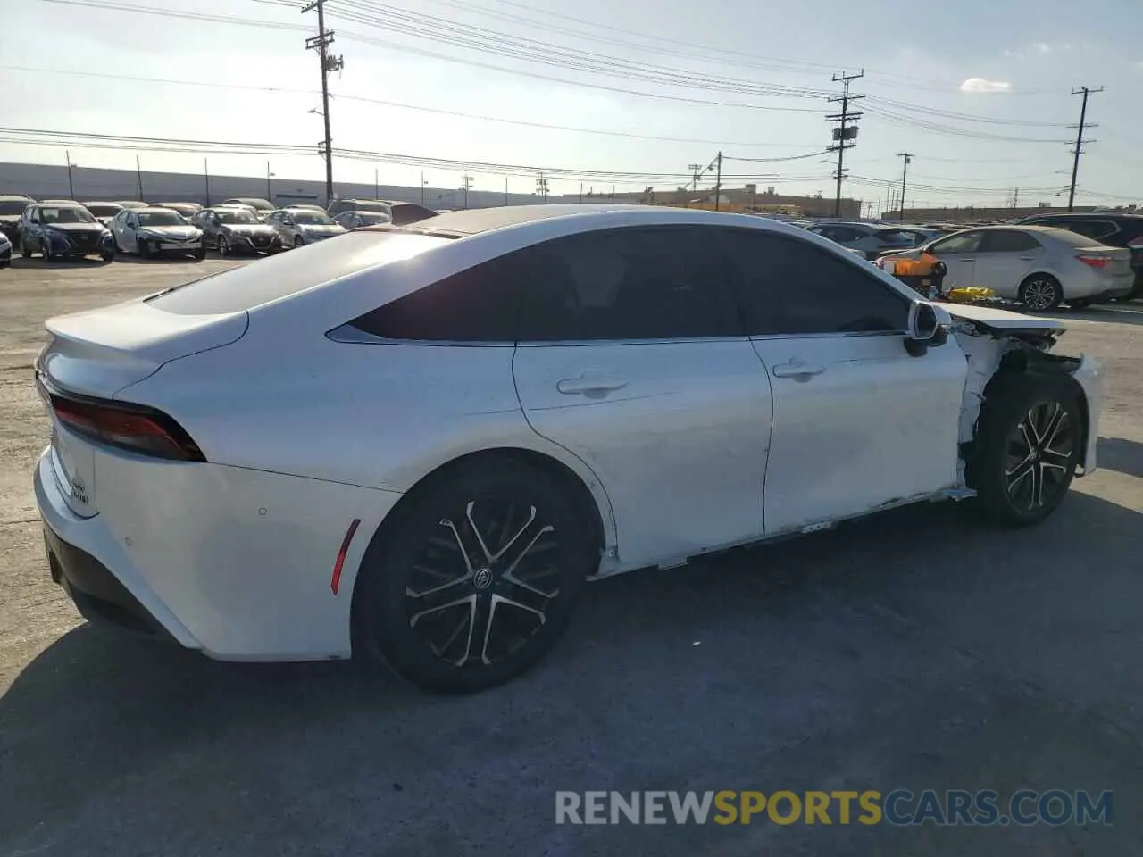3 fotografías del automóvil dañado JTDAAAAA8PA011234 TOYOTA MIRAI 2023