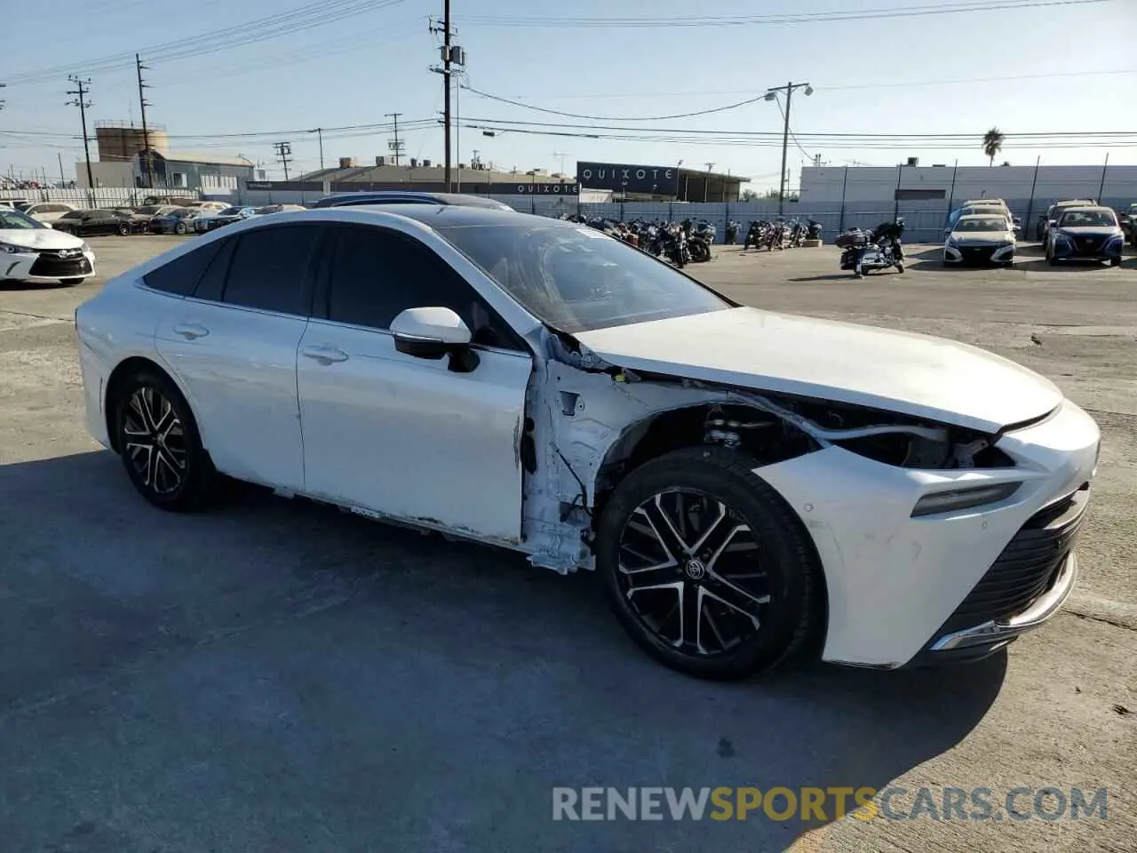 4 fotografías del automóvil dañado JTDAAAAA8PA011234 TOYOTA MIRAI 2023