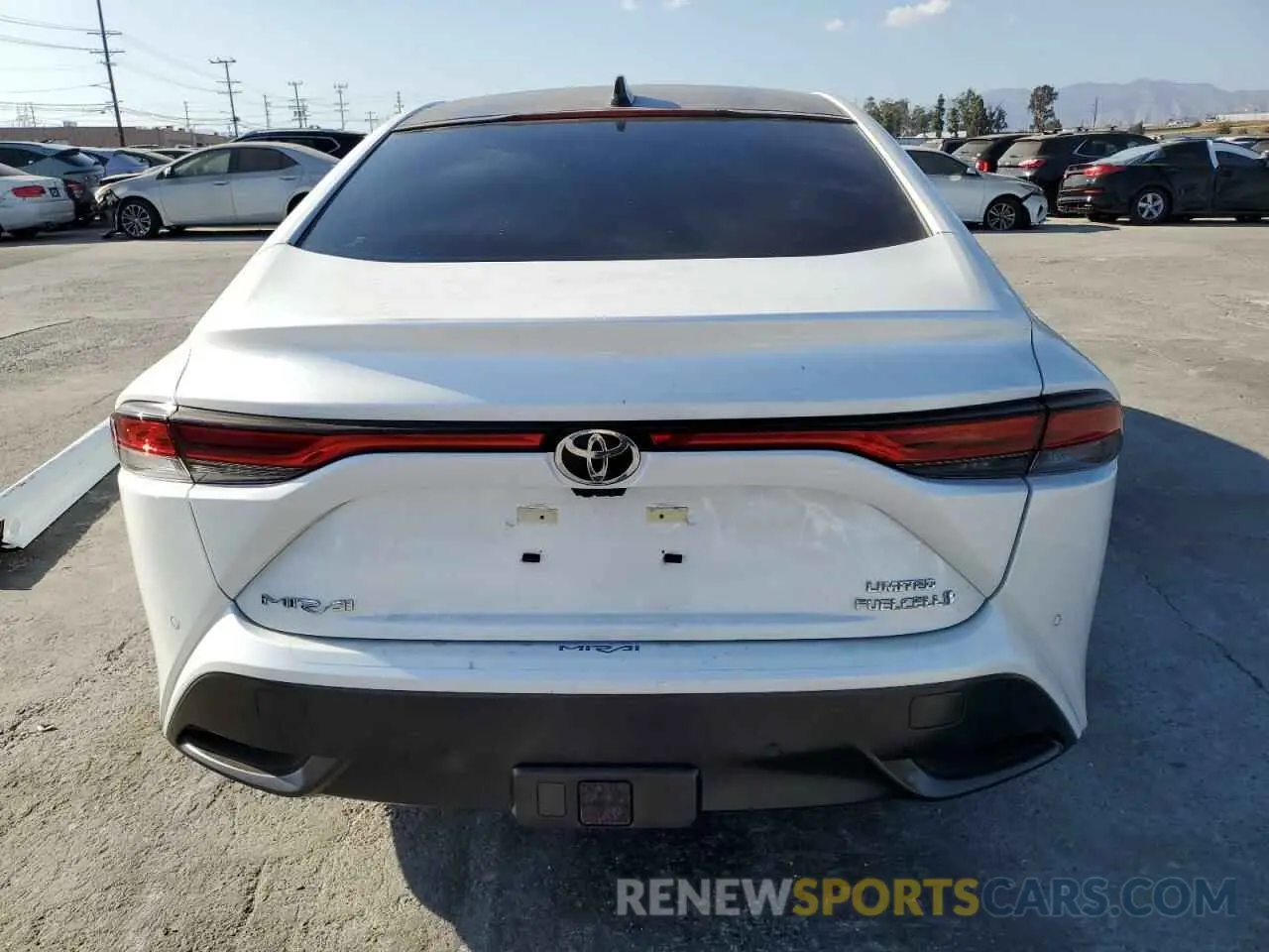6 fotografías del automóvil dañado JTDAAAAA8PA011234 TOYOTA MIRAI 2023