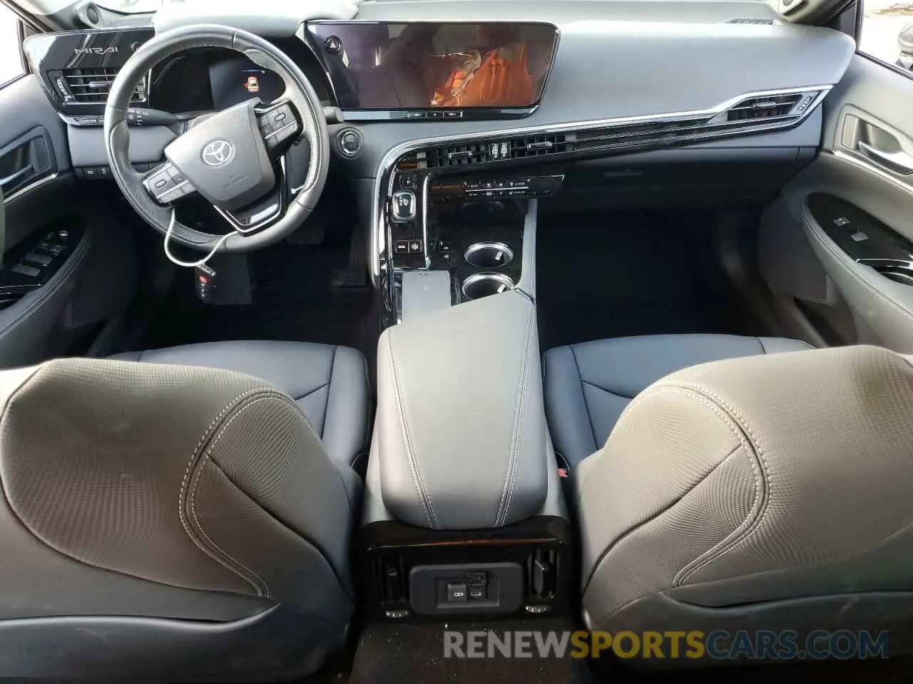 8 fotografías del automóvil dañado JTDAAAAA9PA009069 TOYOTA MIRAI 2023