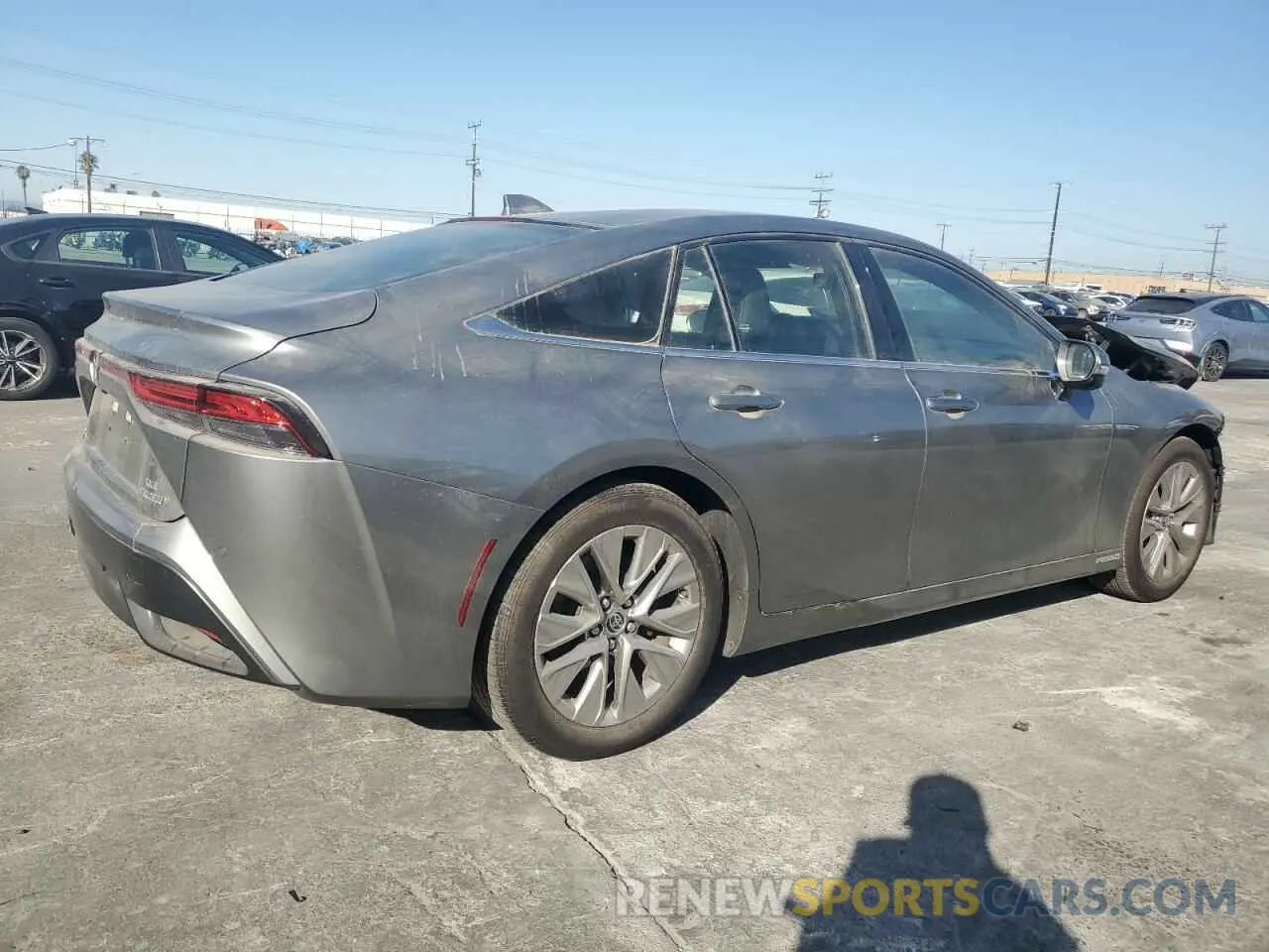 3 fotografías del automóvil dañado JTDAAAAA9PA009444 TOYOTA MIRAI 2023