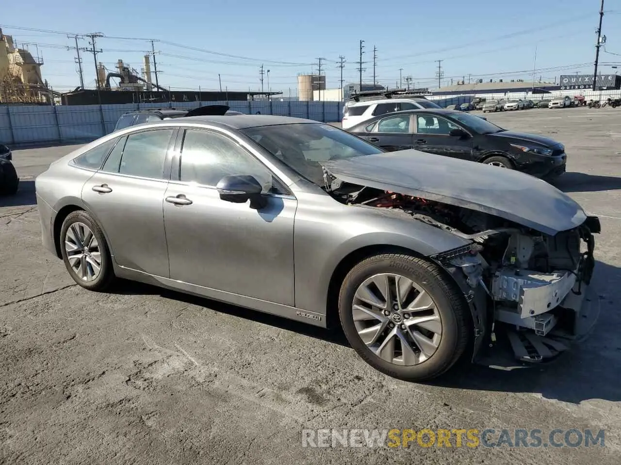 4 fotografías del automóvil dañado JTDAAAAA9PA009444 TOYOTA MIRAI 2023