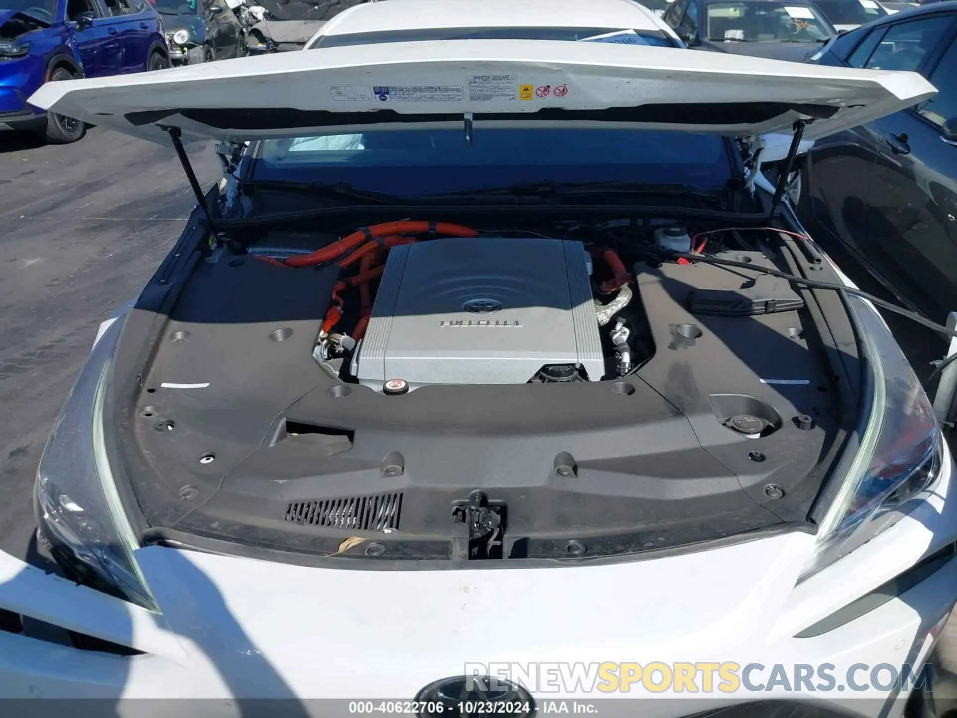 10 fotografías del automóvil dañado JTDAAAAA9PA009508 TOYOTA MIRAI 2023