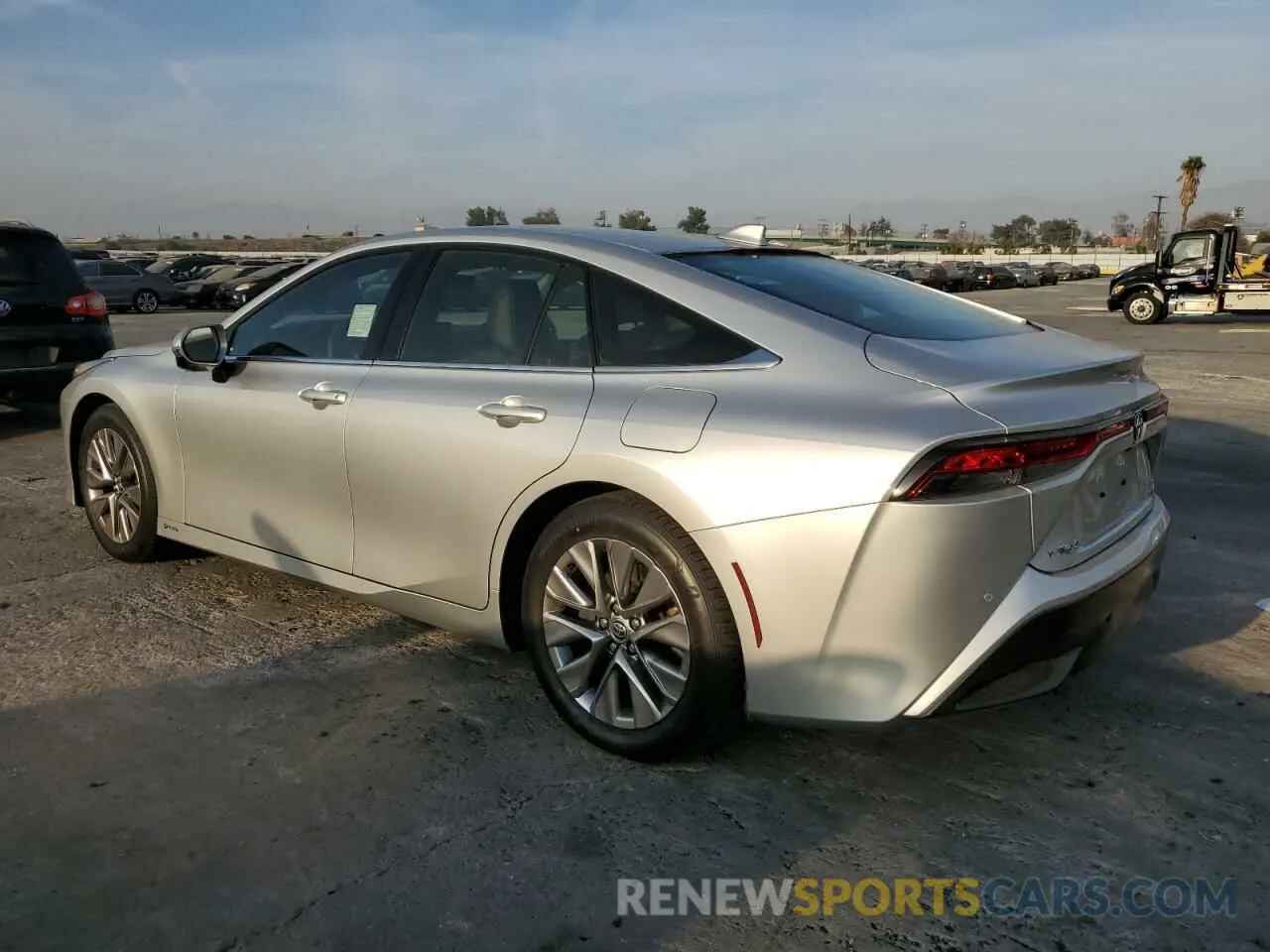 2 fotografías del automóvil dañado JTDAAAAA2RA011961 TOYOTA MIRAI 2024