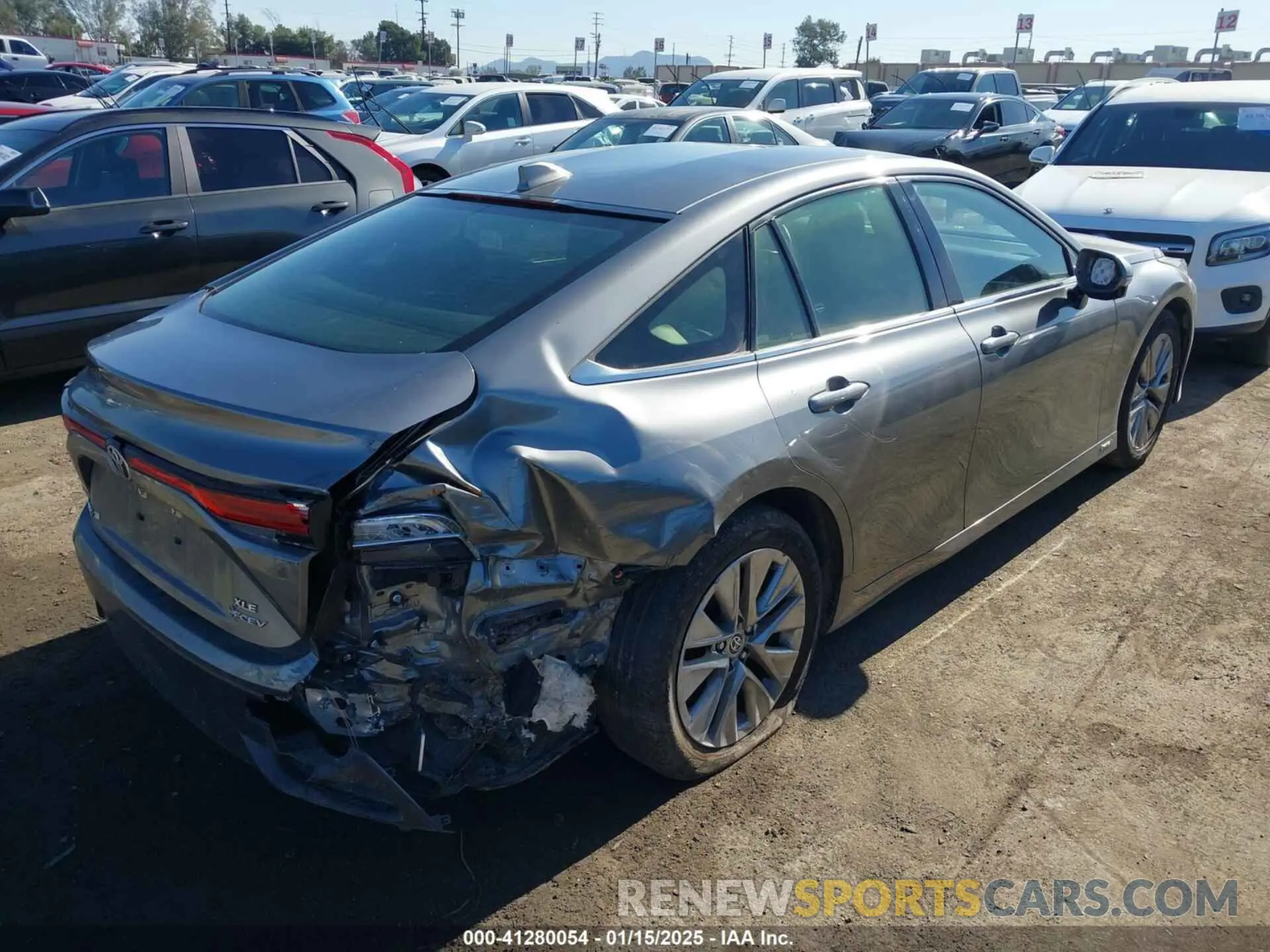 4 fotografías del automóvil dañado JTDAAAAA3RA011516 TOYOTA MIRAI 2024