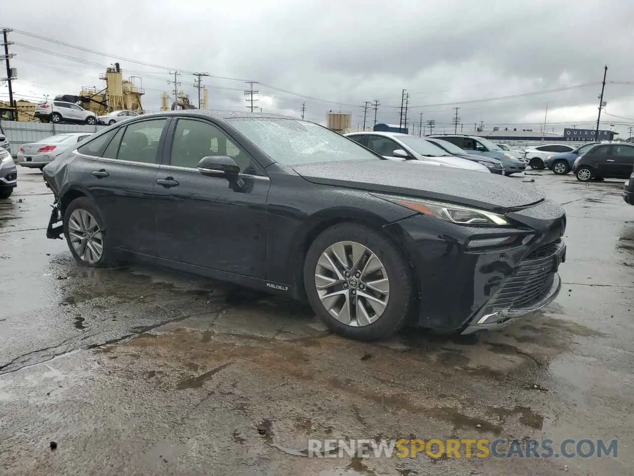 4 fotografías del automóvil dañado JTDAAAAA0NA007059 TOYOTA MIRAI LE 2022