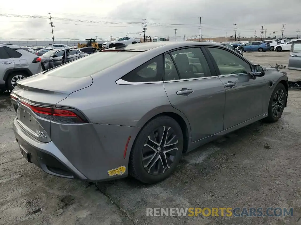3 fotografías del automóvil dañado JTDAAAAA3NA004642 TOYOTA MIRAI LE 2022