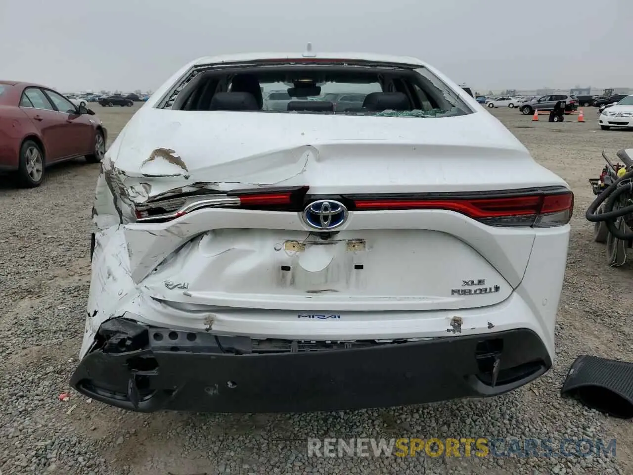 6 fotografías del automóvil dañado JTDAAAAA8NA006449 TOYOTA MIRAI LE 2022