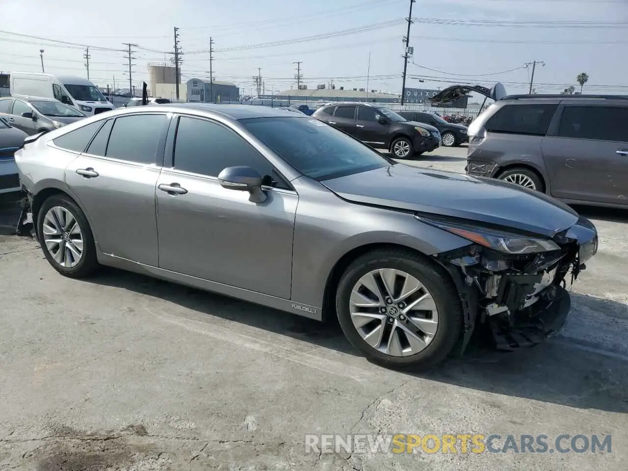 4 fotografías del automóvil dañado JTDAAAAA9NA006217 TOYOTA MIRAI LE 2022