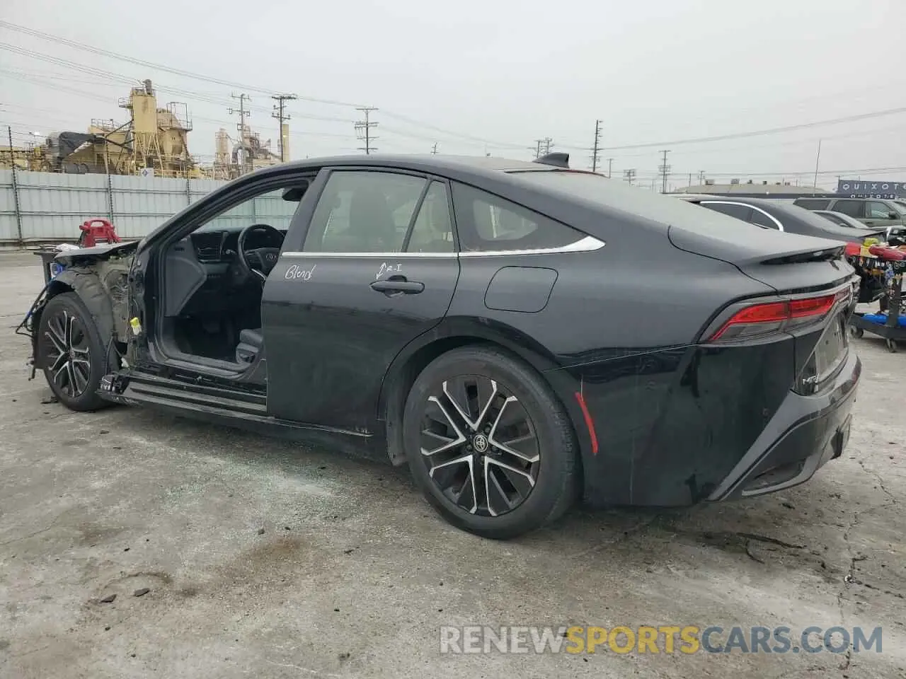 2 fotografías del automóvil dañado JTDAAAAAXNA004234 TOYOTA MIRAI LE 2022