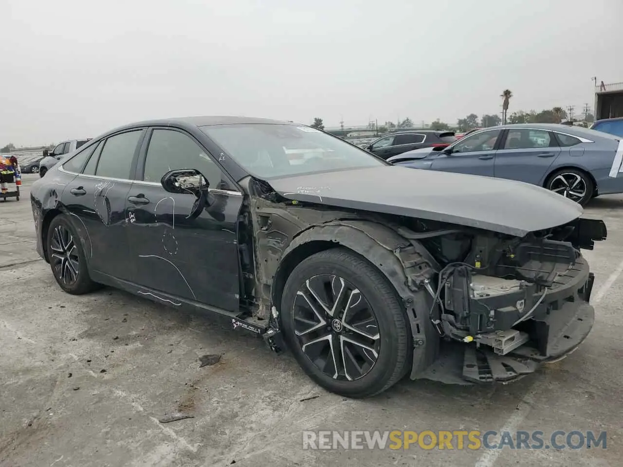 4 fotografías del automóvil dañado JTDAAAAAXNA004234 TOYOTA MIRAI LE 2022