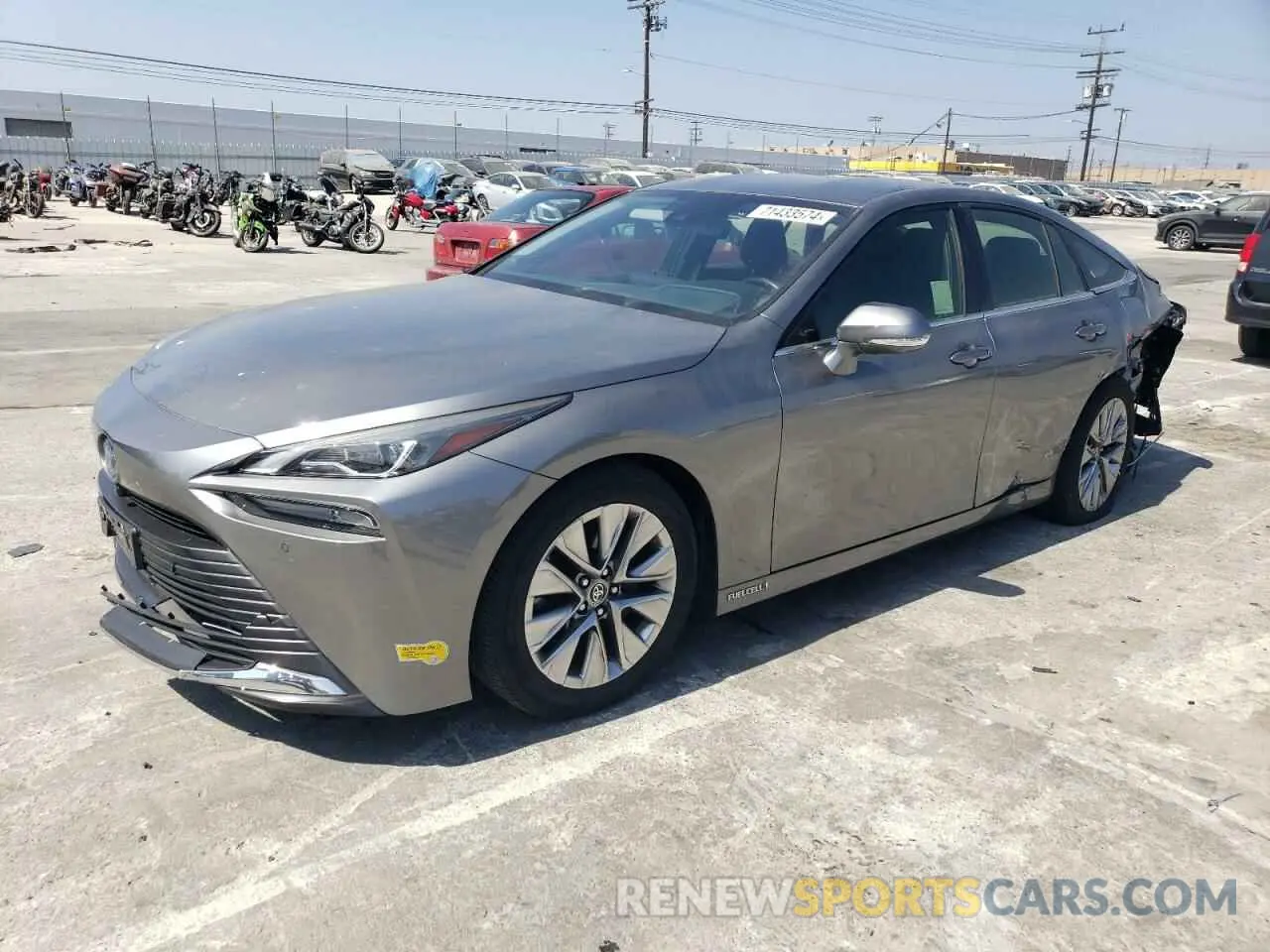 1 fotografías del automóvil dañado JTDAAAAAXNA004461 TOYOTA MIRAI LE 2022