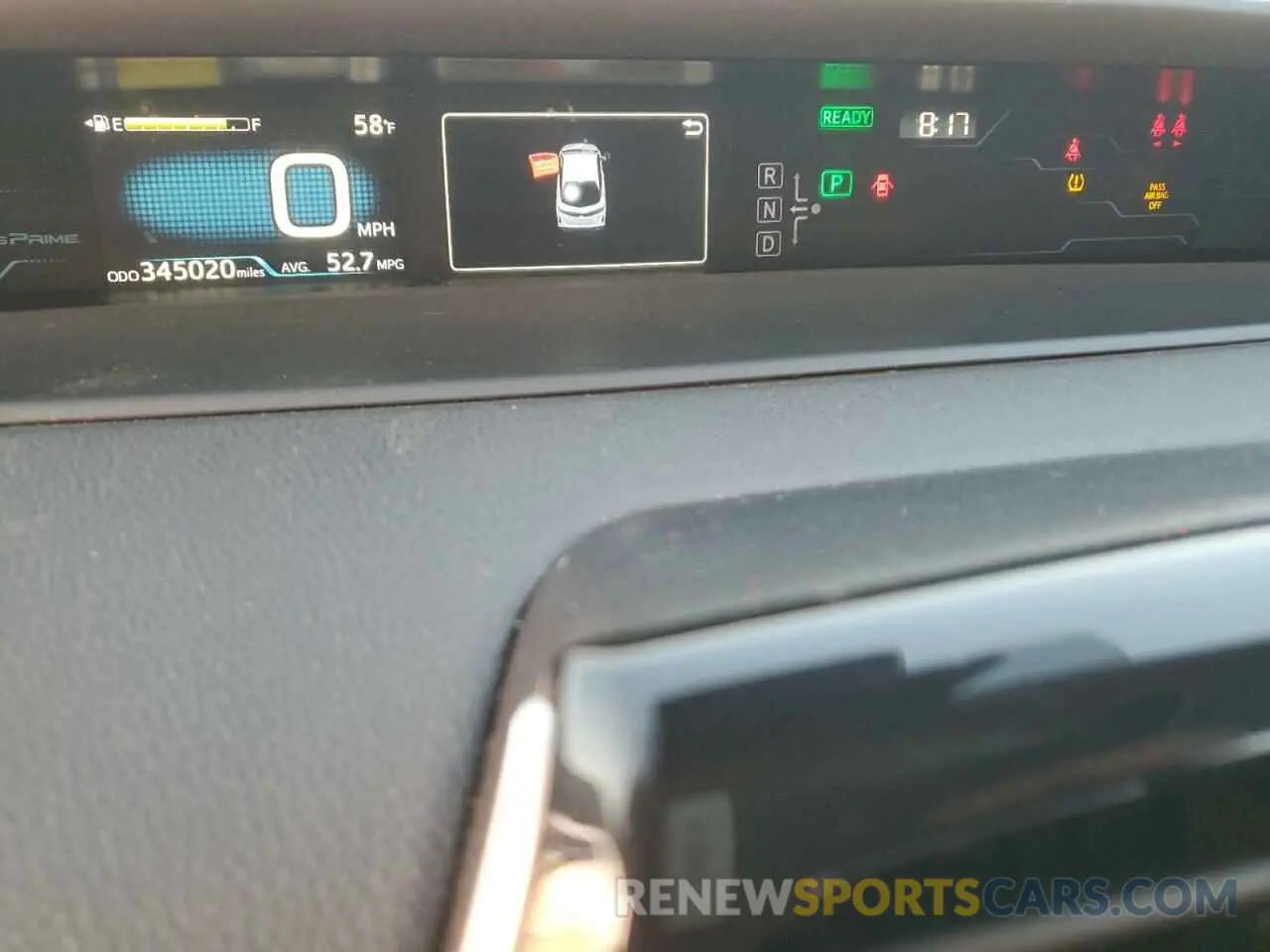 9 fotografías del automóvil dañado JTDKARFP0K3105458 TOYOTA PRIUS 2019
