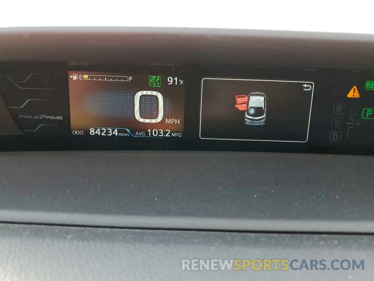 9 fotografías del automóvil dañado JTDKARFP0K3118016 TOYOTA PRIUS 2019