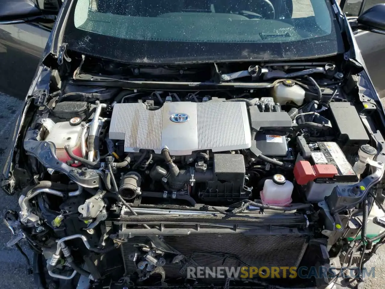 11 fotografías del automóvil dañado JTDKARFP0K3119649 TOYOTA PRIUS 2019