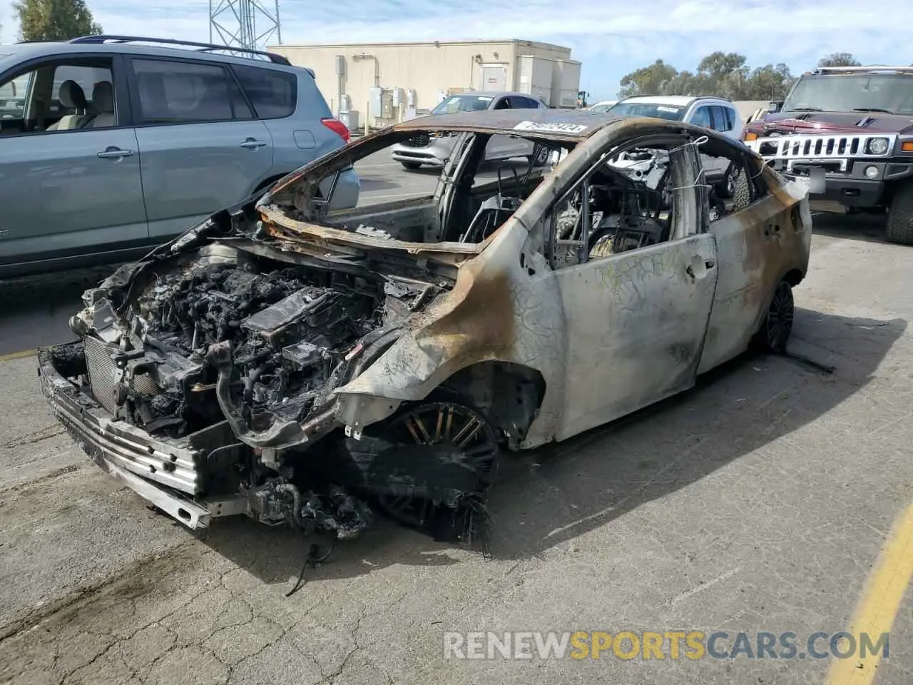 1 fotografías del automóvil dañado JTDKARFP1K3115061 TOYOTA PRIUS 2019