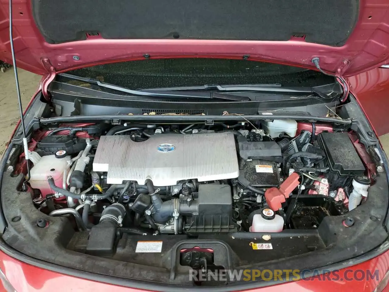 11 fotografías del automóvil dañado JTDKARFP2K3106112 TOYOTA PRIUS 2019