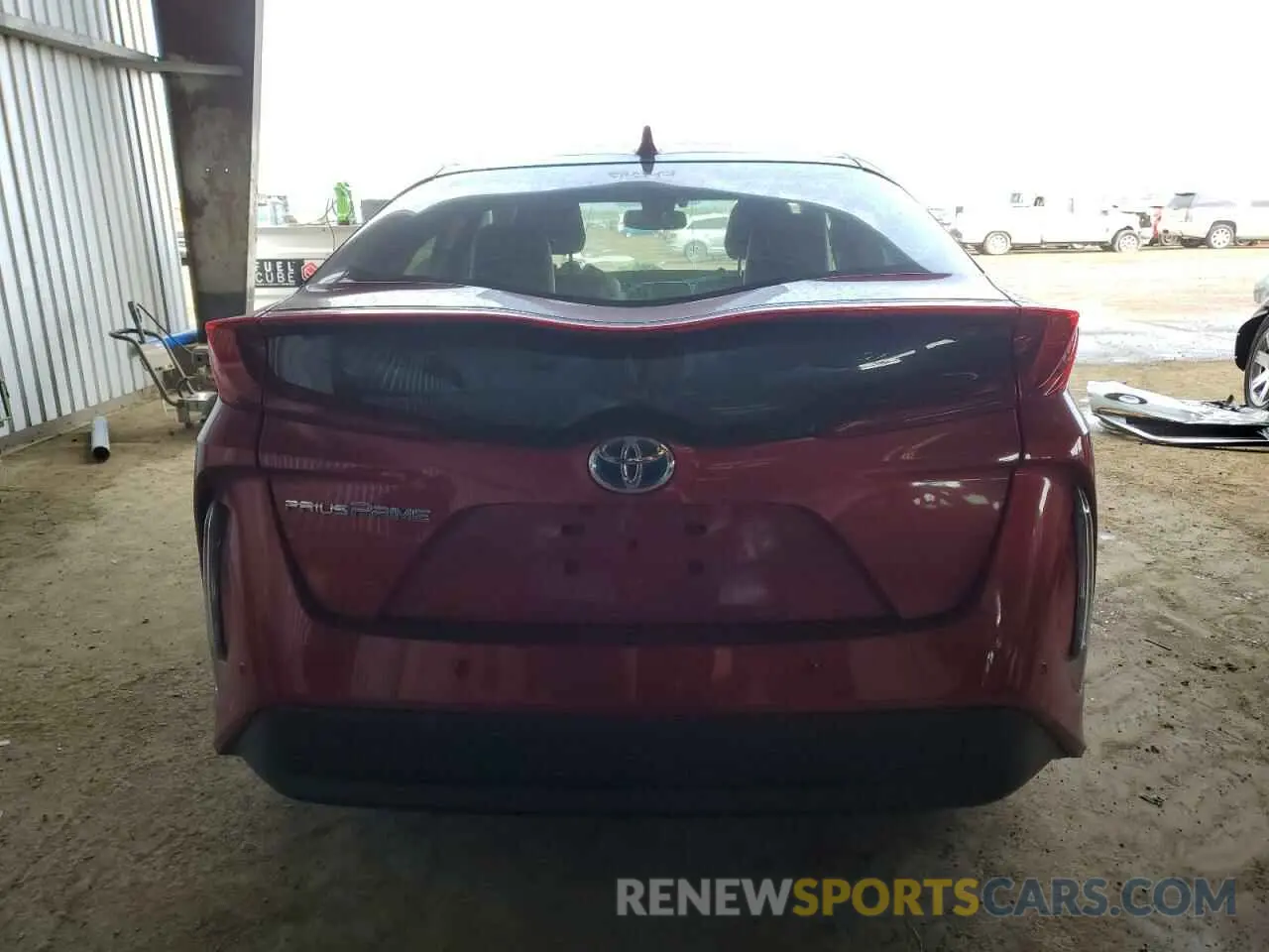 6 fotografías del automóvil dañado JTDKARFP2K3106112 TOYOTA PRIUS 2019