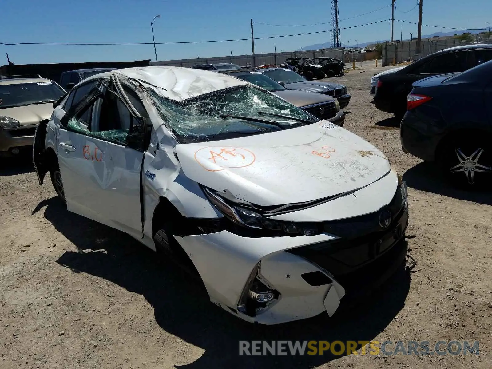 1 fotografías del automóvil dañado JTDKARFP2K3111052 TOYOTA PRIUS 2019