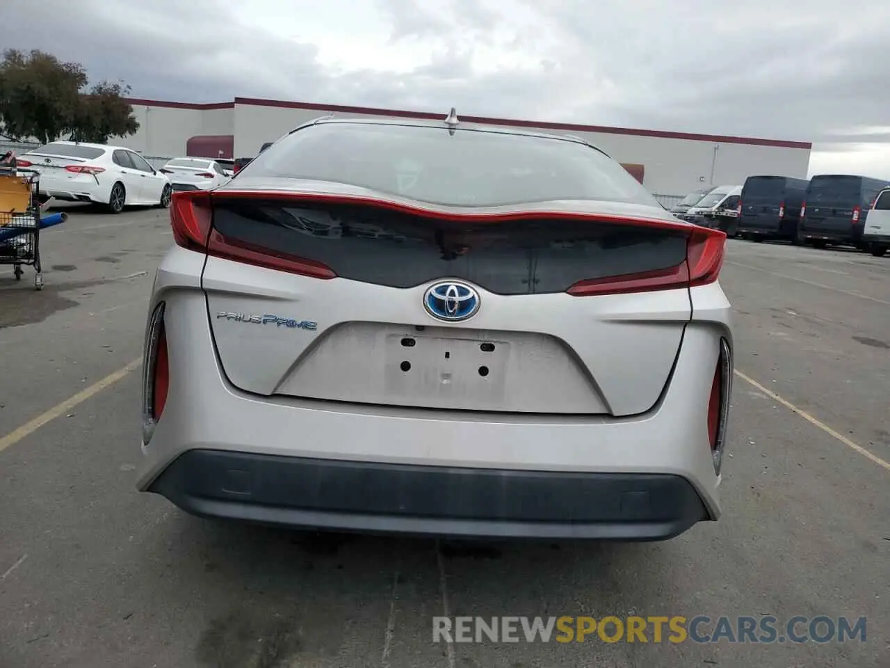 6 fotografías del automóvil dañado JTDKARFP4K3108329 TOYOTA PRIUS 2019
