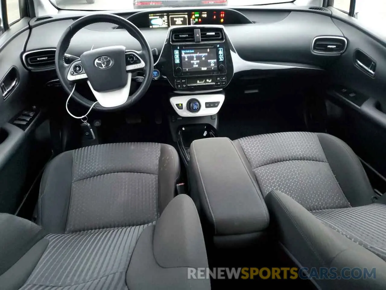 8 fotografías del automóvil dañado JTDKARFP4K3108329 TOYOTA PRIUS 2019
