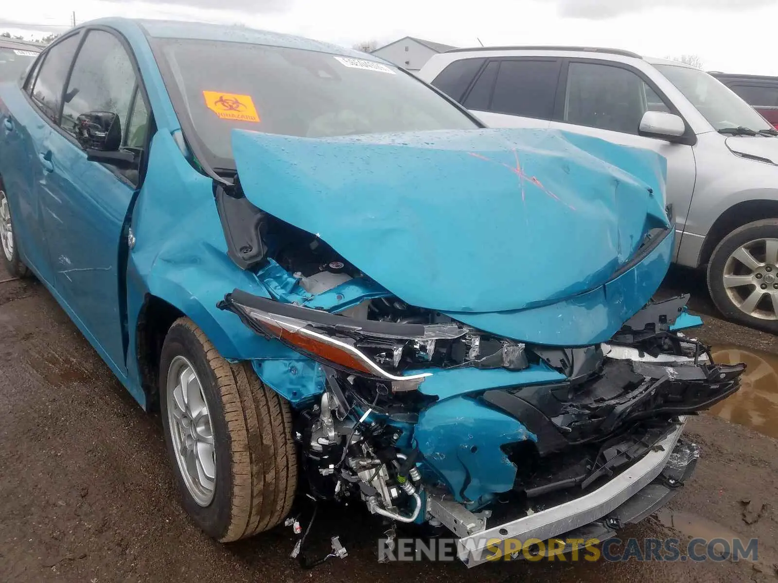 9 fotografías del automóvil dañado JTDKARFP5K3105178 TOYOTA PRIUS 2019