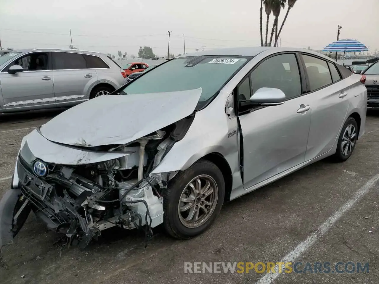 1 fotografías del automóvil dañado JTDKARFP6K3119655 TOYOTA PRIUS 2019