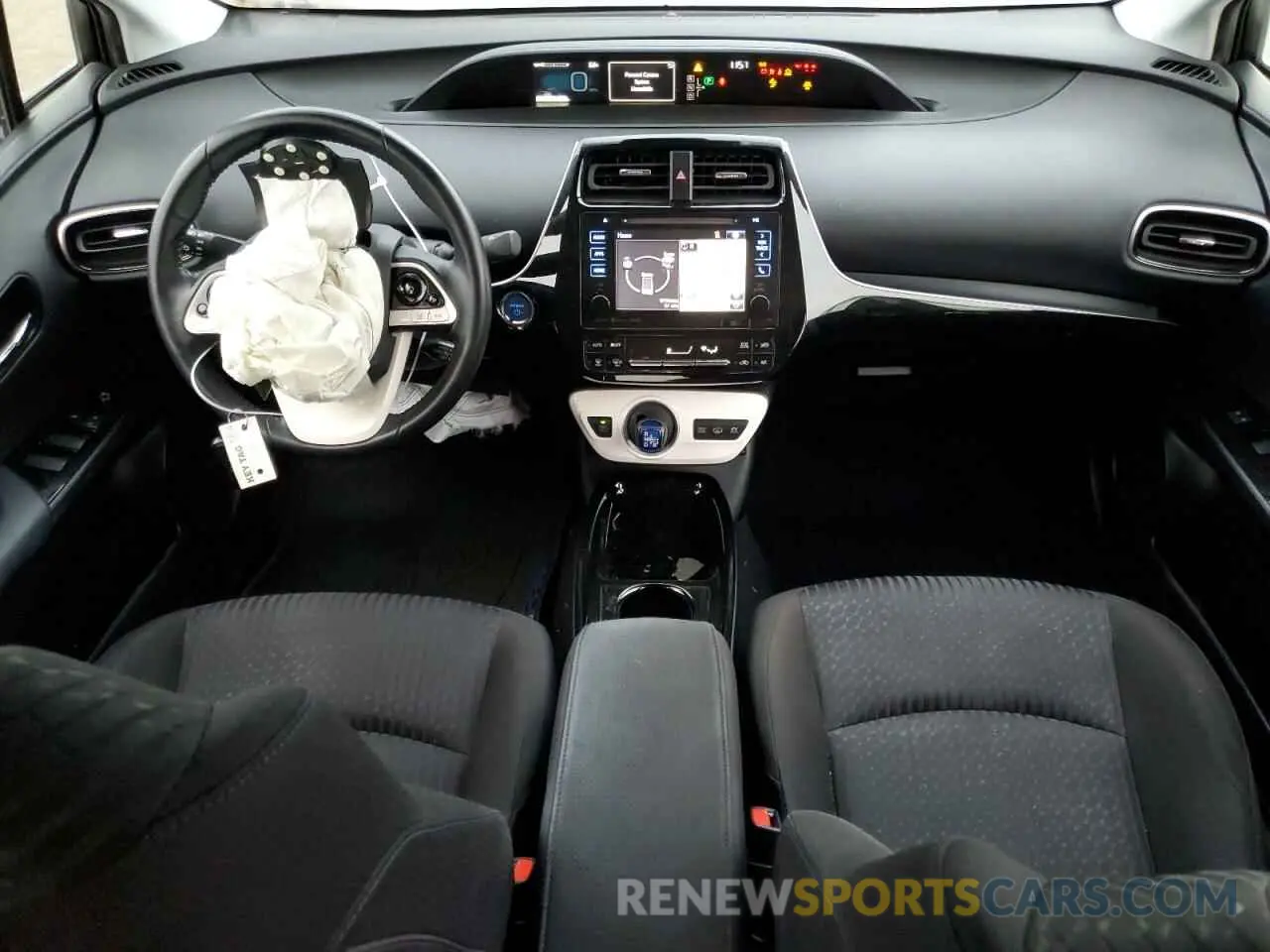 8 fotografías del automóvil dañado JTDKARFP6K3119655 TOYOTA PRIUS 2019