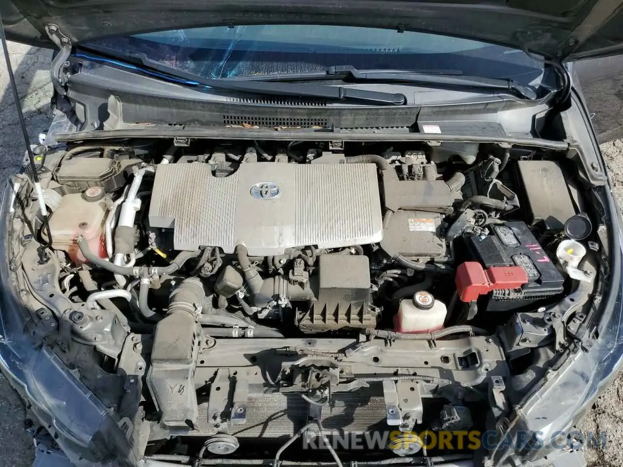 13 fotografías del automóvil dañado JTDKARFP7K3110589 TOYOTA PRIUS 2019