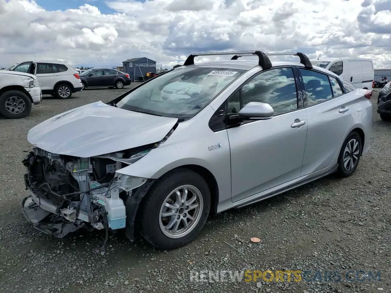 1 fotografías del automóvil dañado JTDKARFP7K3112083 TOYOTA PRIUS 2019